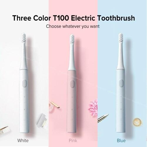 Xiaomi Mijia T100 Sonic Electric Toothbrush Rechargeable IPX7 Waterproof Adult Ultrasonic Automatic