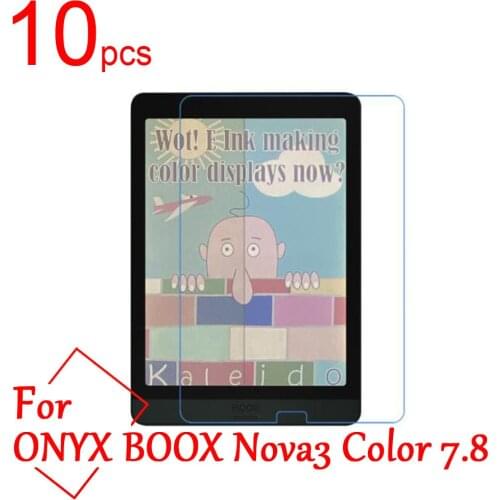 10pcs Ultra Clear/Matte/Nano anti-Explosion LCD Screen Protectors Cover For ONYX BOOX Nova 3 Color 7.8" Protective Film