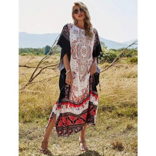 Women Beach Dress Long Boho Chic Clothes Dresses Women Elegant Dress