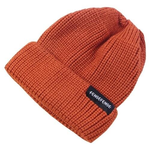 Winter Warm Knitted Skullcap Casual Short Thread Hip Hop Hat Adult Men Beanie Wool Knitted Beanie Skull Cap Elastic Hats Unisex