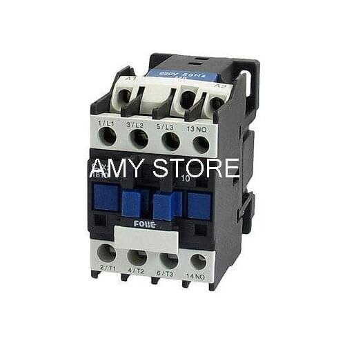 380V 7.5KW 3 Phase 3P N/O AC Contactor DIN Rail Mount 220V Coil CJX2-1810