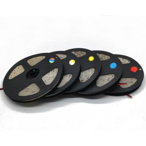 5M/Roll RGB Warm Cool White Red Green Blue Yellow Flexible 3528 Waterproof LED Strip Lighs 300LEDs 60LEDs/M bande LED diode tape