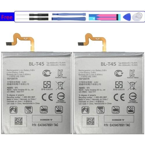 BL-T45 Battery 4000mAh For LG S/N:EAC64578803 Mobile Phone Bateria