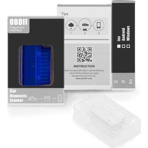 Android Mini OBDII ELM 327 V2.1 OBD2 Car Diagnostic Auto Tool For Android odb2 Bluetooth Code Reader Bluetooth Scanner Version