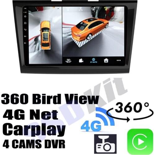 Car Audio Navigation GPS Carplay DVR 360 Birdview Around 4G Android System For Ford Taurus MK7 2016~2021