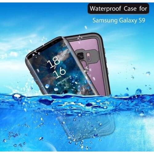 Case For Samsung Galaxy S9 / S9 Plus Diving Underwater Original RedPepper Dot Series IP68 Waterproof Case PC + TPU Armor Cover