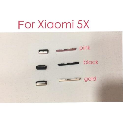 For Xiaomi 5X Power Button ON OFF Volume Up Down Side Button Key