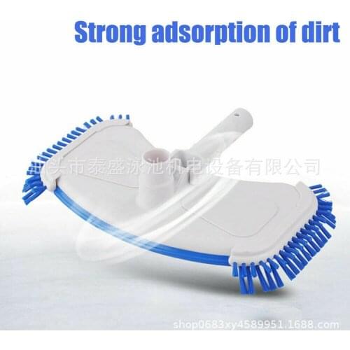 Dirt suction head with side brush Swimming pool cleaning supplies Swimming pool suction head Swimming pool suction cleaning head