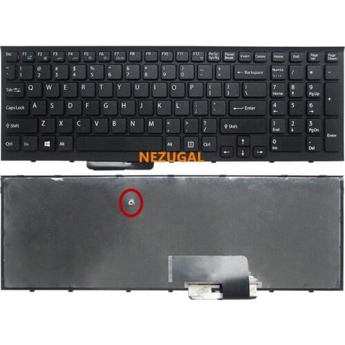 US Laptop Keyboard for Sony VPC-EH VPCEH EL EH111T EL111T V116646E PCG-71811L PCG-71811W English black