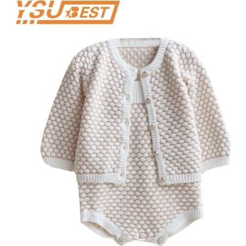 Baby Boys Jumpsuit Overalls Newborn Baby Romper Boys Girls Baby Clothes Woolen Knitted Baby Rompers Summer Infant Clothing Sets