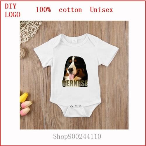 Newborn Toddler Baby Boy Girl Bernese Mountain Dog Outfit Romper short sleeve Clothes Baby girl bodysuits baby Costumes Pajamas