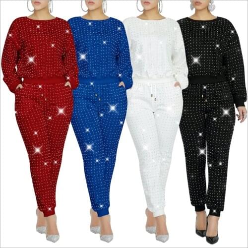 O Neck Long Sleeve Crop Top And Pants 2 Pieces Set Sexy Tight Club Casual Lady Fashion Women Tracksuits