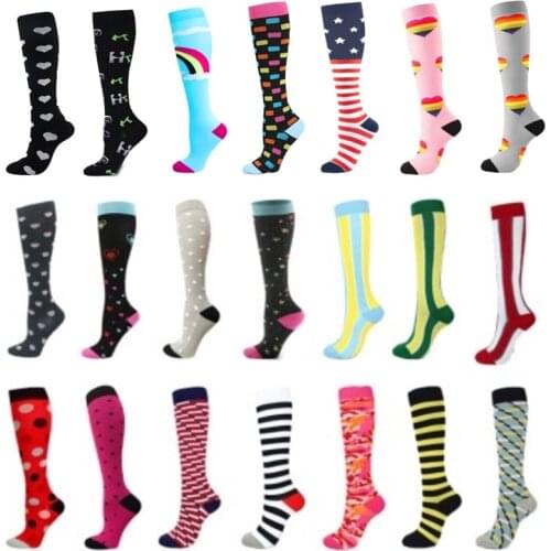 Compression Stockings Men Women Stocking Breathable Fitness Sport Socks Outdoor Pressure Running Cycling Compression Socks