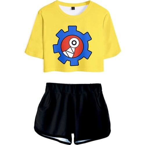 SK8 the Infinity Miya Cosplay Costume Shirt+Shorts Outfits Two Sets Reki Suit