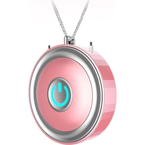 Neckwear Air Purifier with Strap Portable Negative Ion Generator Smoke Eliminator Wearable Quiet Air Cleaner USB Charging