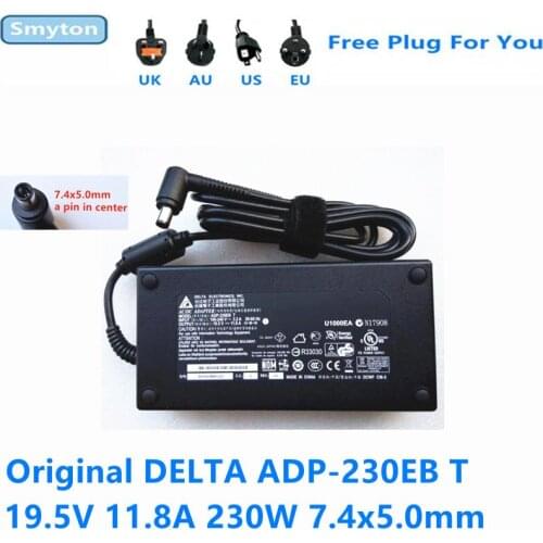 Original AC Adapter Charger Delta ADP-230EB T 19.5V 11.8A 230W For ASUS ROG G20AJ G751JY G752V G752VY Gaming Laptop Power Supply