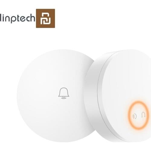 Original Youpin Linptech Wireless Doorbell Self-Generating Smart Door Bell Transmiter Memory Function Wifi Version To Mijia App