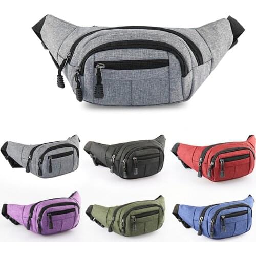 Hip Belly Banana Bum Chest Belt For Men Women Waist Bag Male Female Fanny Pack Pouch Murse Purse Kidney Row Bumbag
