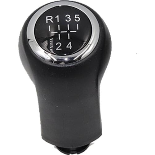 5 6 Speed MT Gear Shift Knob Shifter Lever Stick Headball For Opel Astra H III MK5 / Zafira B / Corsa D / Vauxhall 2005-2010