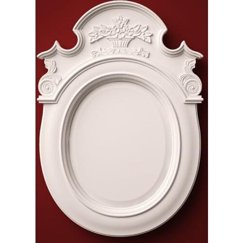 Mirror/photo decor frame 3D model for cnc or 3D printers in STL file format