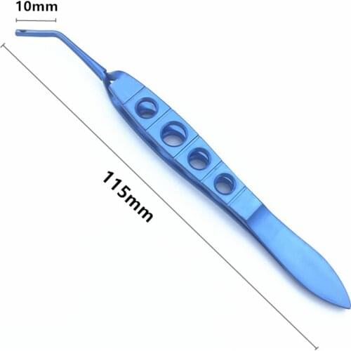 1pcs Scleral Plug Forceps Ophthalmic microsurgery instrument Titanium alloy