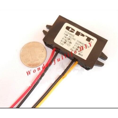 10pcs DC 12V to 9V 2A 18W DC-DC Converter Step Down Buck Module Car LED Power Supply Waterproof