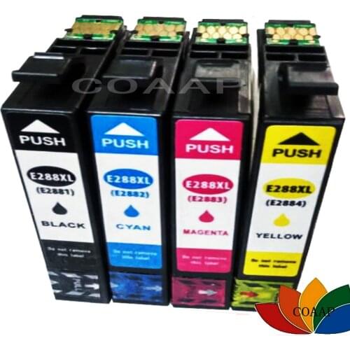 4x T2881 T2882 T2883 T2884 ink cartridge For Compatible EPSON XP330 XP430 XP434 Printer