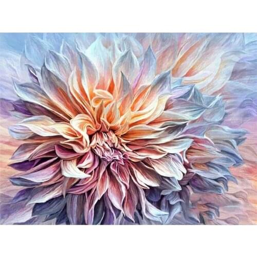 5D DIY Diamond Painting Flower Home Decoration Rhinestone Picture Full Diamond Diamond Embroidery Mosaic Home Decoration Gift