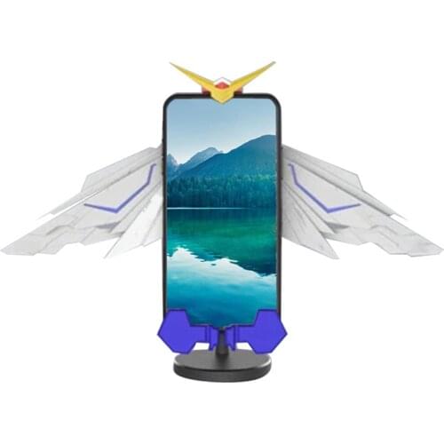RegisBox Gundam Wireless Charger Angel Wing Mobile Phone Infrared Induction Wireless Charging Bracket S55