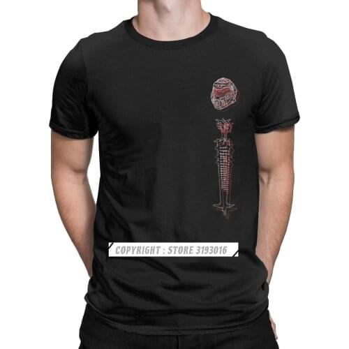 Doom Crucible Doom Eternal Tee Shirt Men Funny Tshirt Doomguy Doom Slayer Cacodemon Tee Shirt Printed