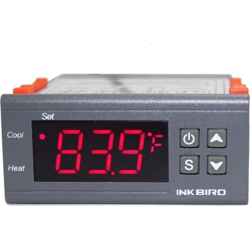 Inkbird ITC-1000 Thermostat Temperature Controller Electronic Heat Cool C/F Display Dual Relay Thermostat with NTC sensor Home