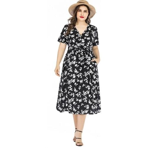 Lick lip Summer Short Sleeve Dresses