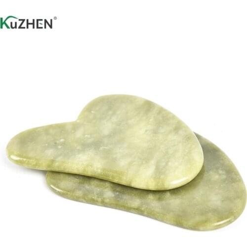 1pc Natural Jade Stone Guasha Board Massage Tool SPA Therapy Guasha Massager Antistress Body Care Scraping Board