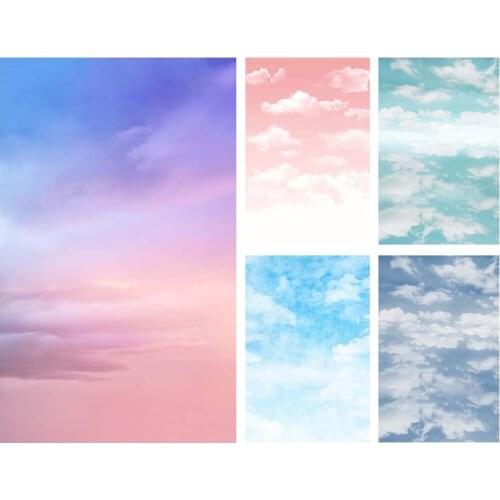 Mehofond Blue Sky White Clouds Backdrop Natural Scenery Newborn Baby Shower Birthday Photography Background Photo Studio Props