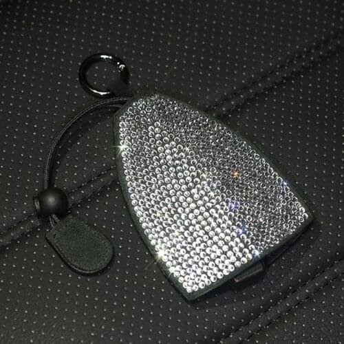 Fashion Crystal Diamond Key Wallet Bag Women Colorful Key Bag Chain Crystal Rhinestone Car Key Case Bag Girls Women