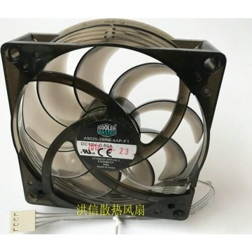 Original a9025-28rb-4ap-f1 DC12V 0.60a 4-wire 9cm cooling fan