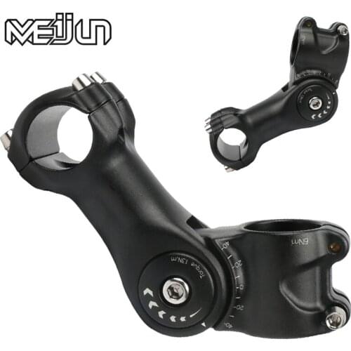 Mountain bike aluminum alloy adjustable vertical pipe, suitable for 25.4MM handlebar, bicycle equipment accessories handlebar