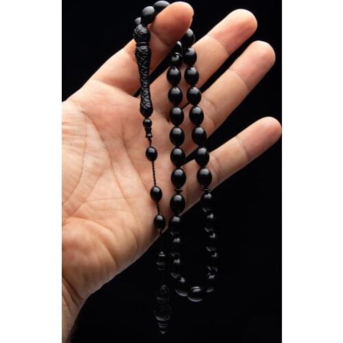 System Tassels 8x12mm Powder Amber Prayer Beads