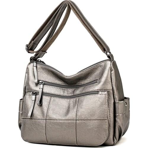 Female Crossbody Bag Women Shoulder Bag Luxury Soft Leather Large Bag Female Messenger Bag Big for Ladies Handbag Designer Brand