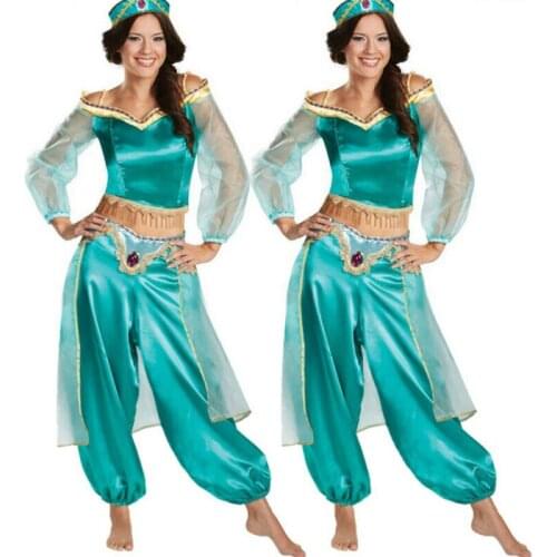 Halloween Party Adult Princess Glittery Sequins Cosplay 2Pcs Outfit Set Female High Quality Party Club Costume Plus Size