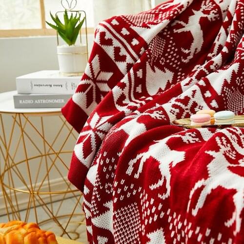 Knitted Jacquard-Weave Blanket Office Air Conditioner Nap Blanket Shawl Blanket Sofa Casual Blanket best selling 2021