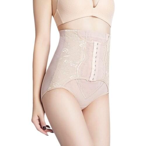 Women Slimming Body Shaper Underwear High Waist Control Panties Postpartum Girdle Butt Lifter Belly Waist Trainer Panty