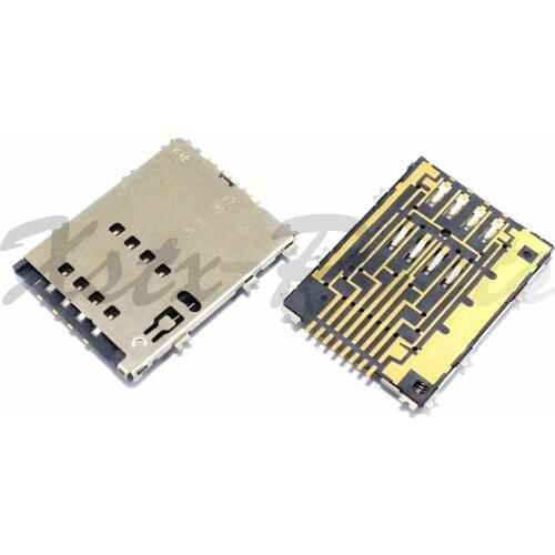 100PCS SIM Card Tray Slot Holder Reader For Samsung S5750 I8530 S5250 W899 P6800 W999 P7500 S5750 I8530 B9120