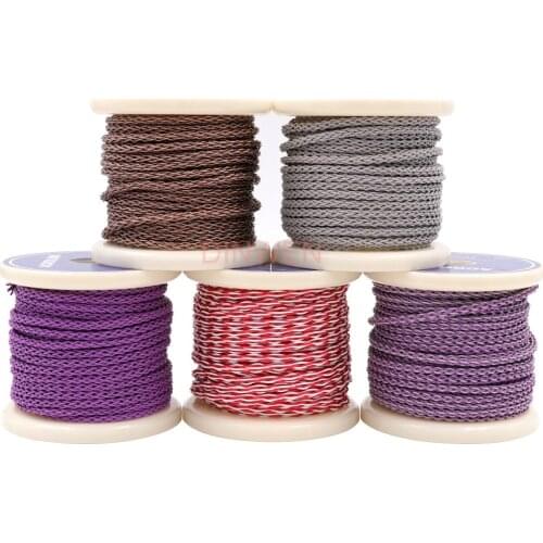 8 Cores 6N OFC Headphone Upgrade Cable Line 19 Strands*0.1mm Silver Plated Copper Wire Hifi Audio Earphone MP3 AUX RCA Cable DIY