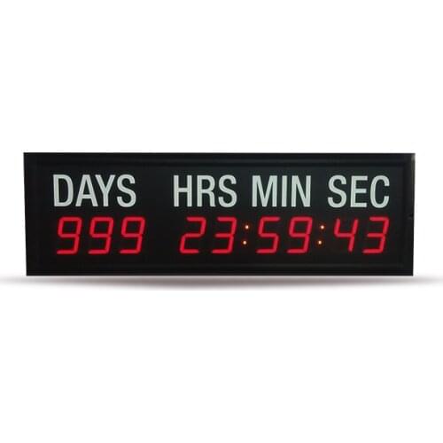 9-bit 1.8-inch positive and negative countdown suspended front and rear timer led Android display day / hour / minute / second