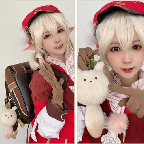 Anime Game GENSHIN IMPACT Cosplay Plush Doll Anime Accessories DODOCO Cartoon Keychain Childrens Toy Christmas Birthday Gift