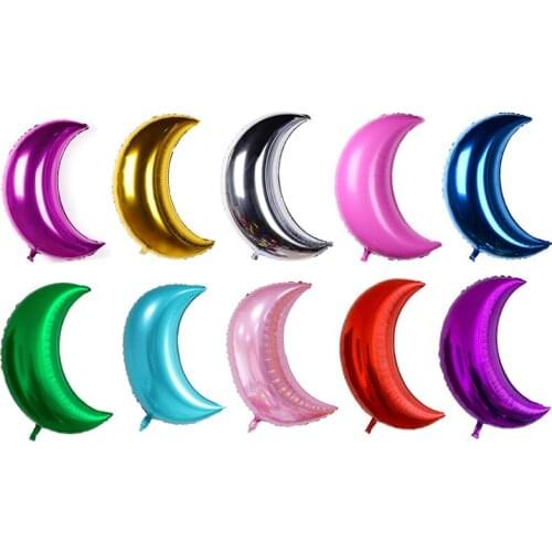 Toy balloon 36 inch moon shape balloon can float in the air wedding children birthday party decoration balloon wholesale