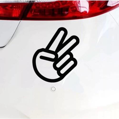 Chopped mcm funny car sticker vinyl decal silver/black car auto stickers for car bumper window car decorations