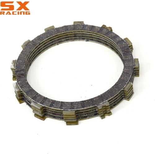 Motorcycle Engine Set Clutch Friction Disc For KAWASAKI EL250 1988 1989 EX250 1986-2000 2001 2002 2003 2004 2005 2006 2007