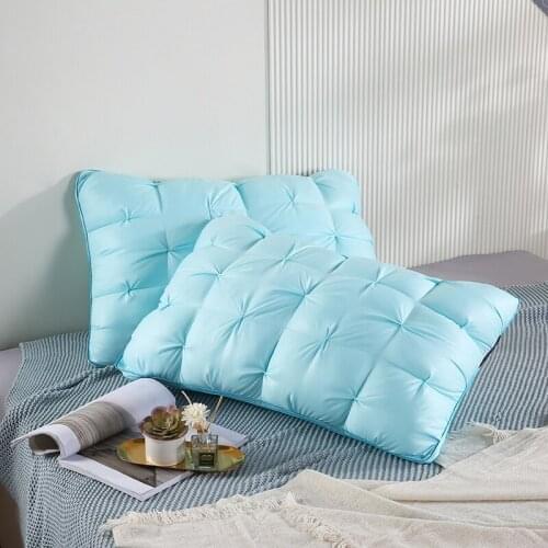 Twisted Pillow Core Feather Velvet 3D Comfortable Cervical Spine Adult Pillow